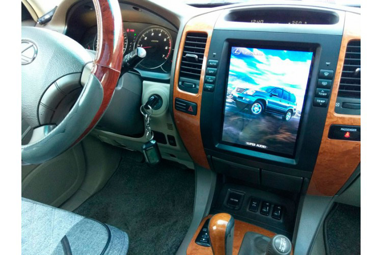 Магнитола в стиле Tesla для Lexus GX 470 (OS Android) - фото 2 - id-p50258429