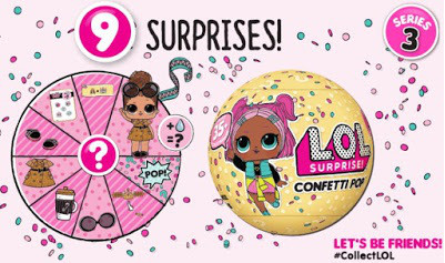 Кукла-сюрприз в шарике LOL Surprise! Серия 3 Confetti Pop - фото 5 - id-p50257990