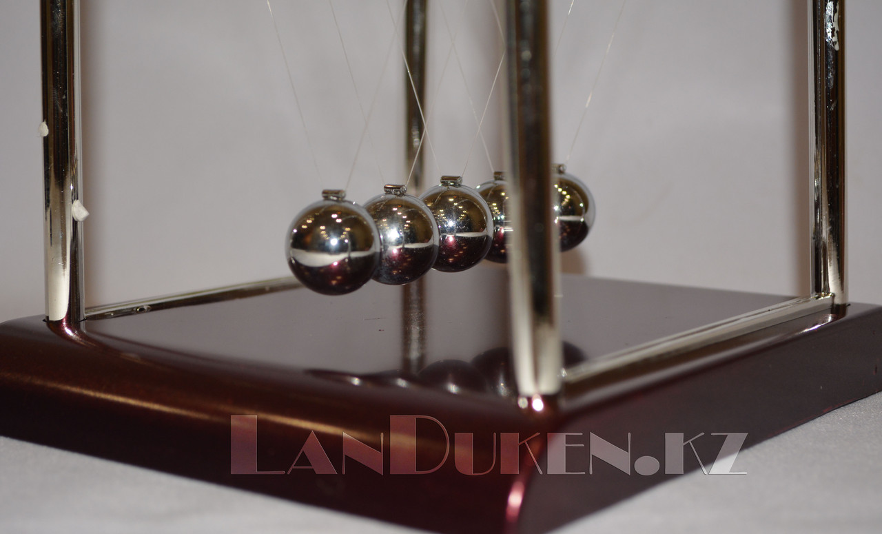 Маятник Ньютона (шары Ньютона) квадратные 13,5 на 14 см коричневые 6002 ...