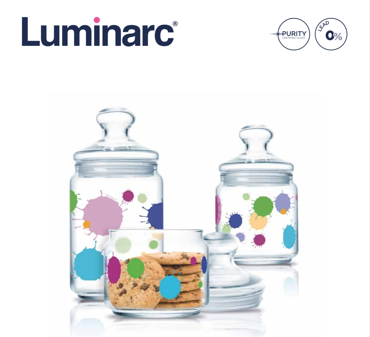 Набор банок Luminarc Splash 3пр.