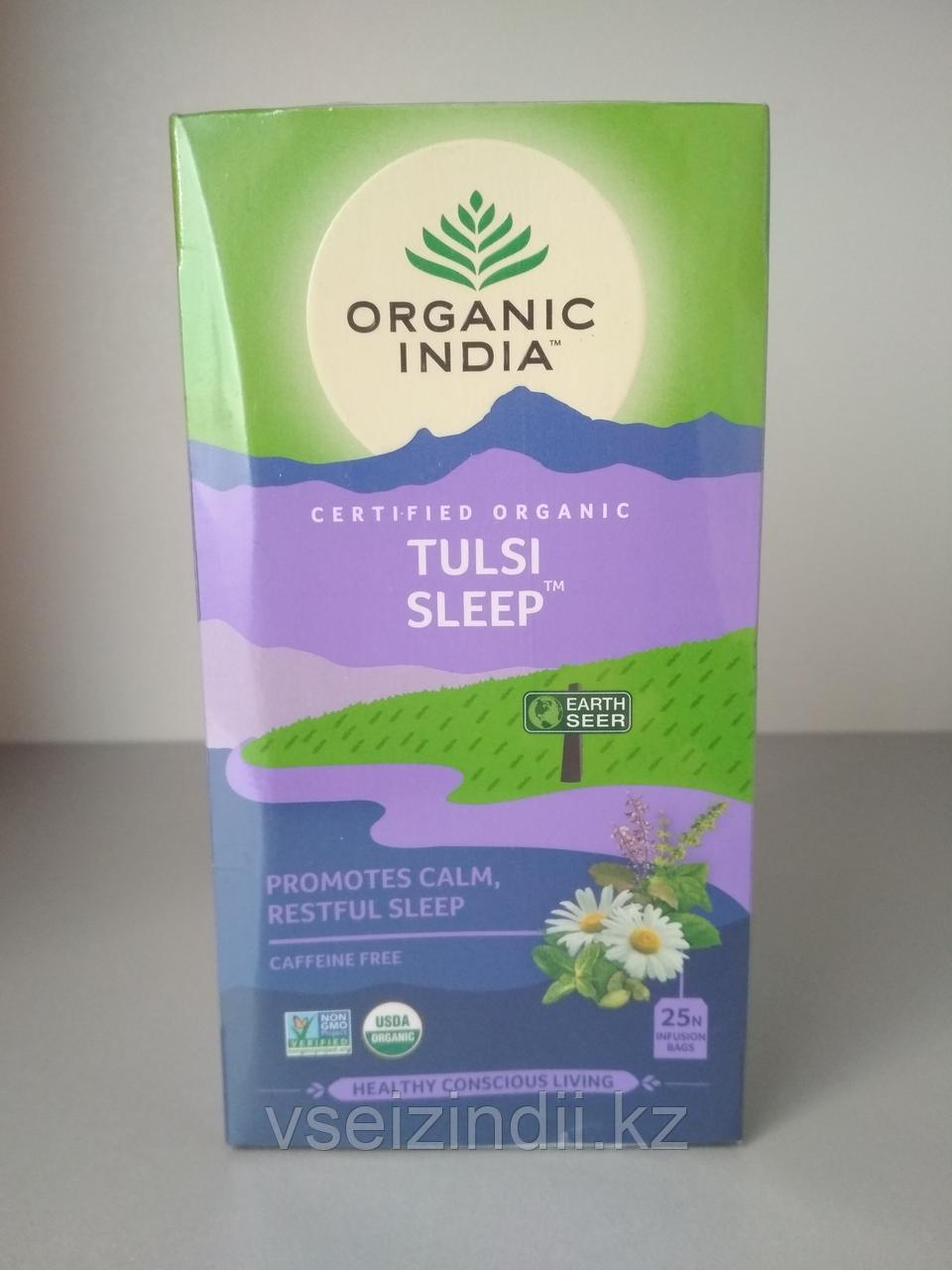 Чай Тулси Сон, Органик Индия / Tulsi Sleep, Organic India, 25 пакетиков