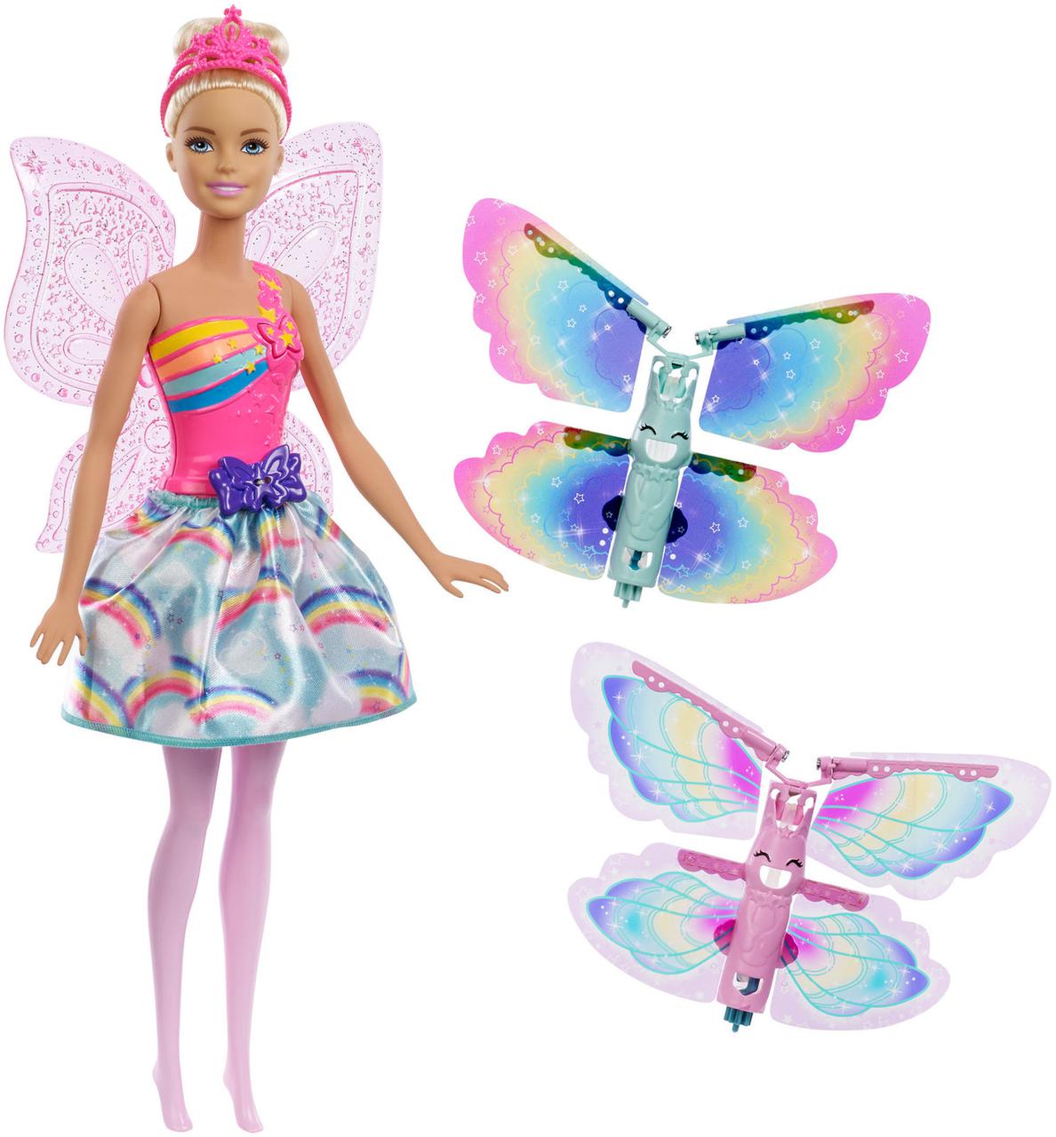 Barbie "Дримтопиа" Кукла Барби Фея с волшебными крыльями