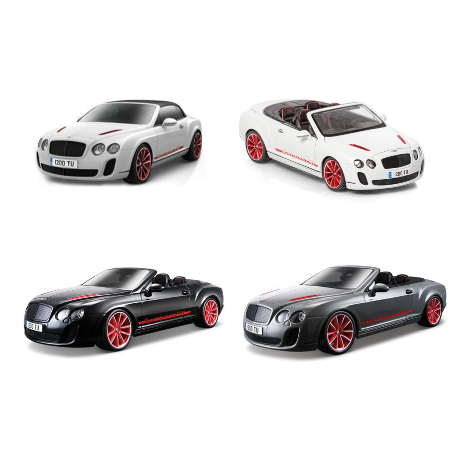 Машина Bentley Continental Supersport Convertible, металлическая, 1:18