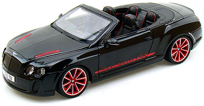 Машина Bentley Continental Supersport Convertible, металлическая, 1:18