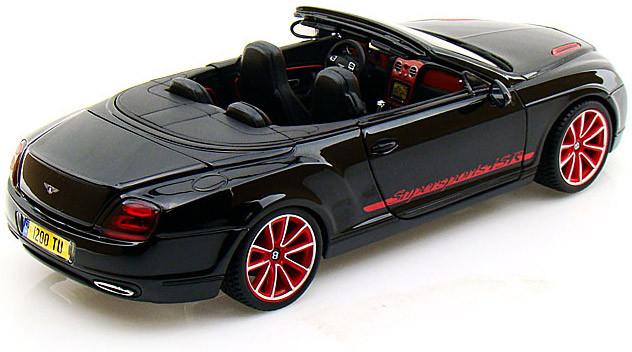 Машина Bentley Continental Supersport Convertible, металлическая, 1:18