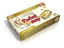 Рыбий жир, без добавок, 100 капсул