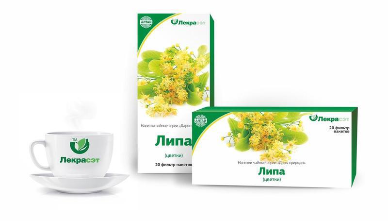Липа, цветки, 20 ф/пак*1,5 г