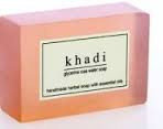Натуральное мыло "Клубника" Кхади, 125 грамм