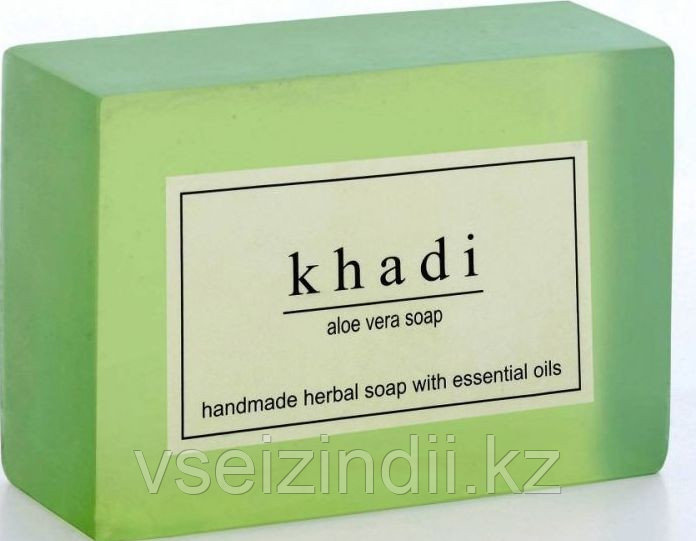 Натуральное мыло "Алое Вера" Кхади, 125 грамм