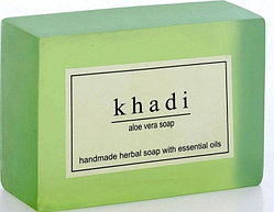 Натуральное мыло "Алое Вера" Кхади, 125 грамм