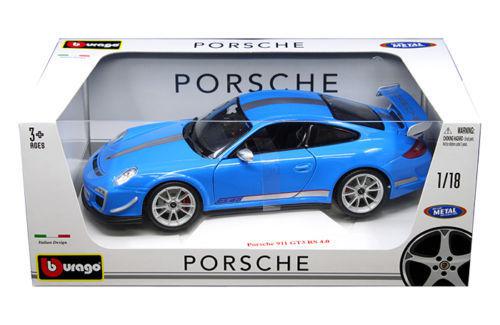Коллекционная металлическая машинка Bburago Porsche GT3 RS
