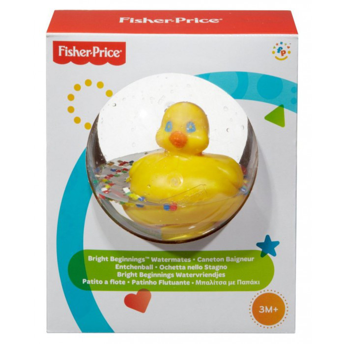 Fisher-Price "Плавающие друзья" Шар с плавающей уточкой для ванны, 75676
