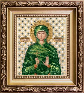 Набор для вышивки бисером Чарівна Мить Б-1134 Икона святая мученица Марина