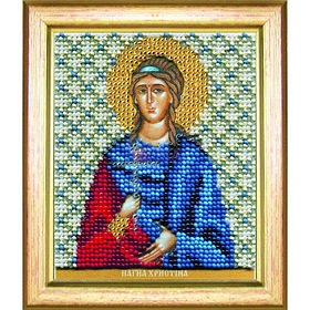 Набор для вышивки бисером Чарівна Мить Б-1162 Икона святая мученица Христина