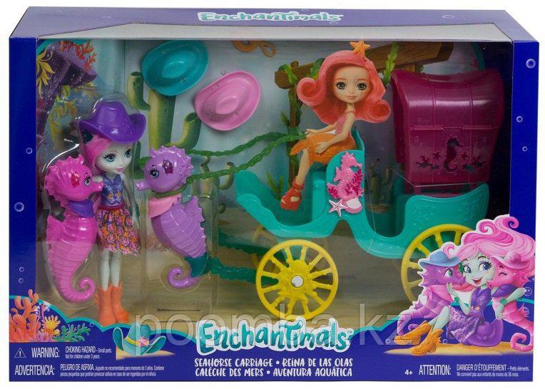 ИГРОВОЙ НАБОР ENCHANTIMALS "КАРЕТА С МОРСКИМИ КОНЬКАМИ"