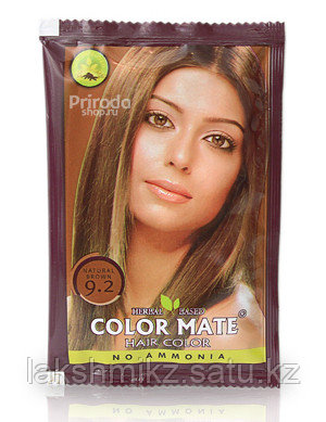 Травяная краска COLOR MATE Hair Color 9.2 натуральный коричневый