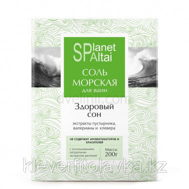 Planet SPA Altai соль морская «Здоровый сон» для ванн