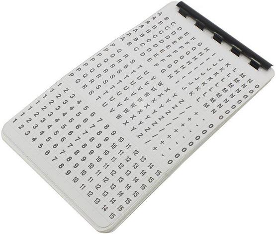 Самоклеющиеся маркеры для оптического волокна от 0 до 9 (10 листов), фото 2