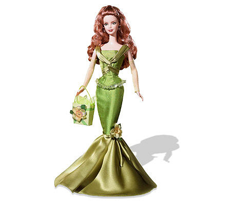 Barbie Коллекционная кукла Барби, Пожелания на день рождения - в зелёном