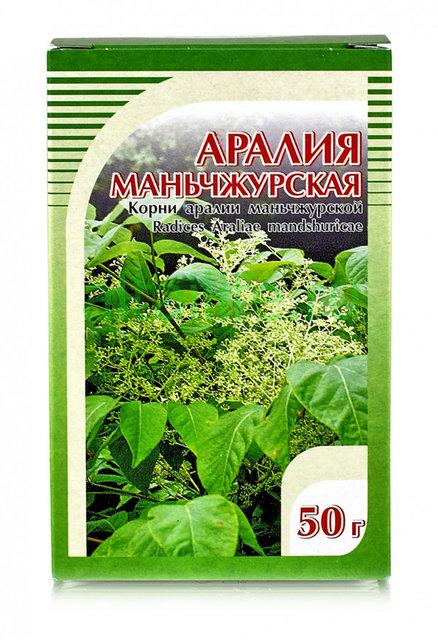 Аралия,корень аралии маньчжурской 50 г