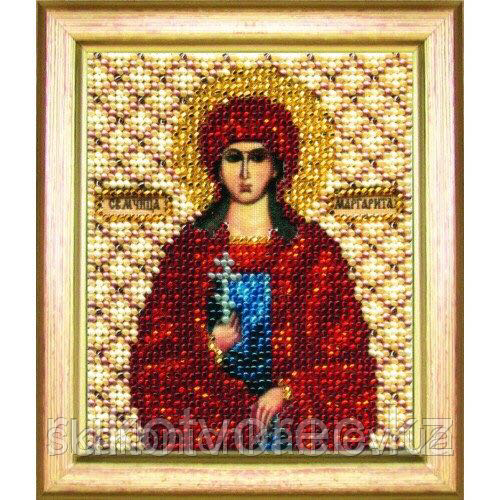 Набор для вышивки бисером Чарівна Мить Б-1129 Икона святая мученица Маргарита - фото 1 - id-p50286766