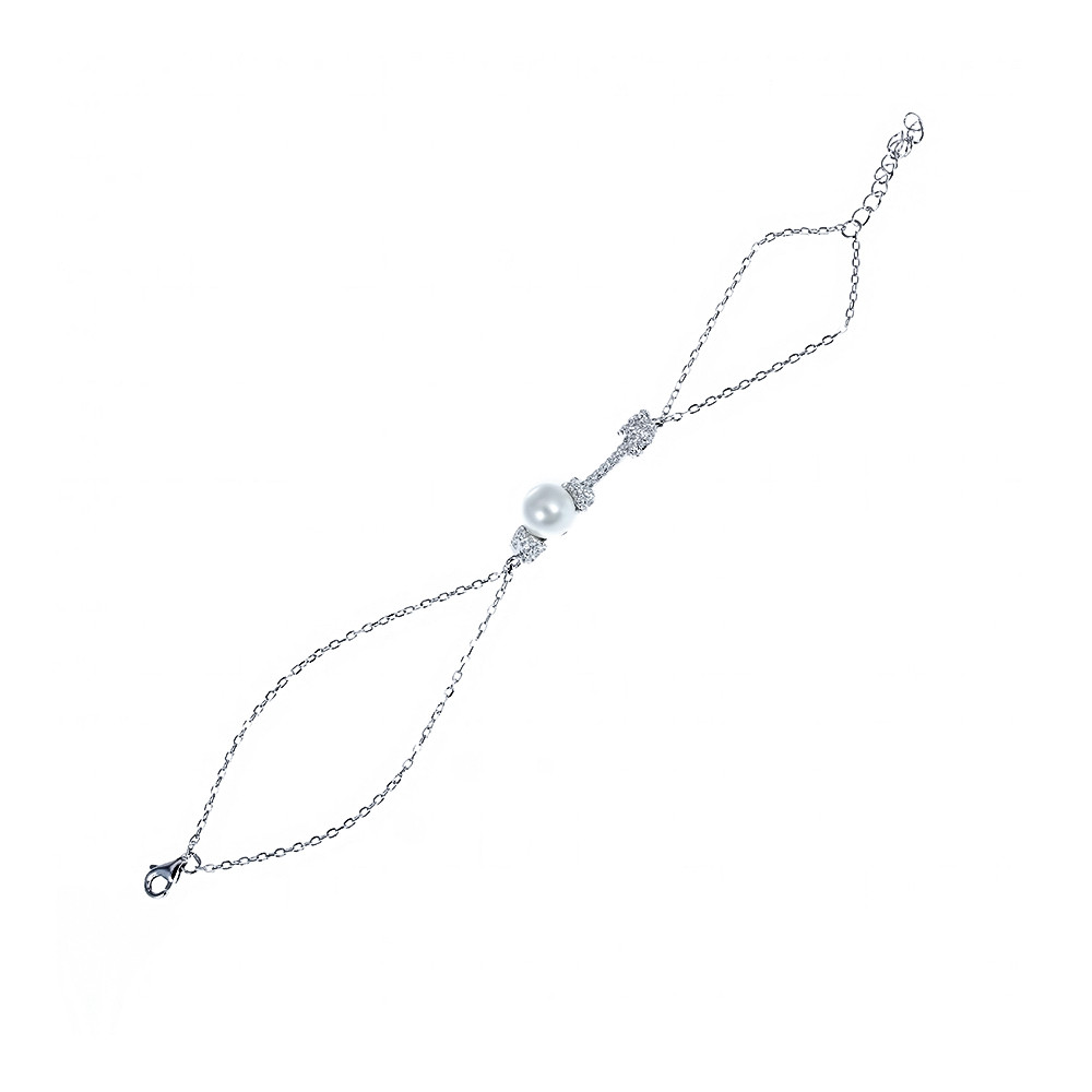 Браслет из серебра с жемчугом Teosa LYB1077B
