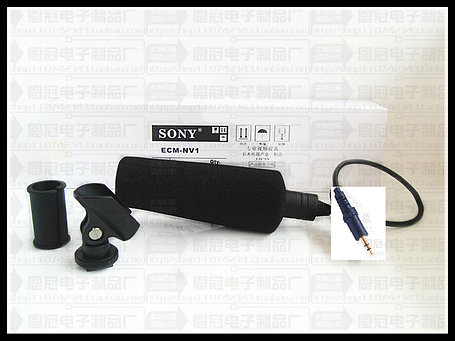 Накамерный микрофон mini jack 3.5 мм  для Sony-PD190P-HVR-Z1C-Panasonic-AJ-D700M, фото 2