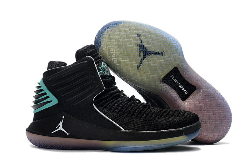 Баскетбольные кроссовки Air Jordan XXXII (32) "Black/Hyper Jade" (40-46)