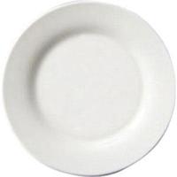 Тарелка белая керамическая