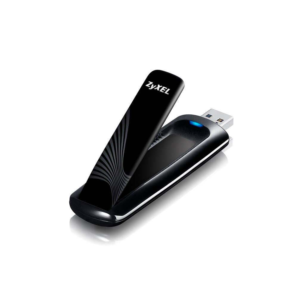 Zyxel NWD6605 Двухдиапазонный Wi-Fi USB-адаптер AC1200, 802.11a/b/g/n/ac (300+867 Мбит/с), USB3.0