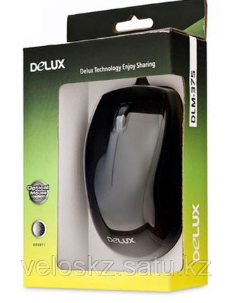 Мышь проводная Delux DLM-375OTB USB+PS/2, фото 2