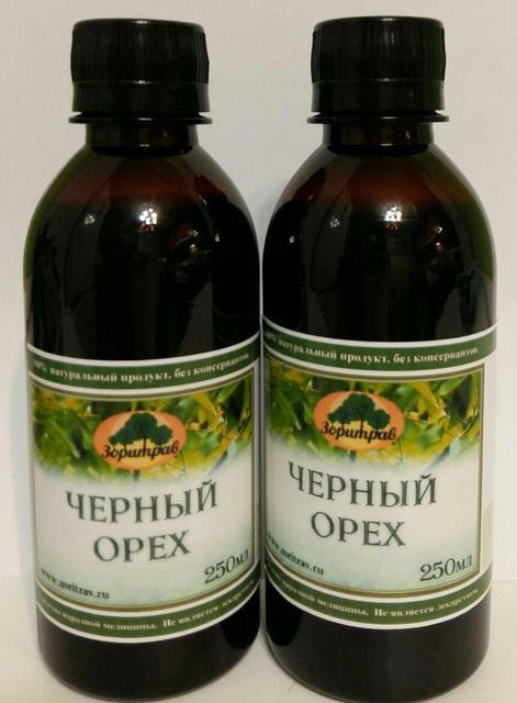 Черный орех,настойка, 250 мл