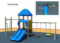 Детский спортивно-игровой комплекс Капитошка HD111 HUADONG