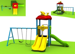 Игровой комплекс для детей Дельфин - фото 4 - id-p3389265