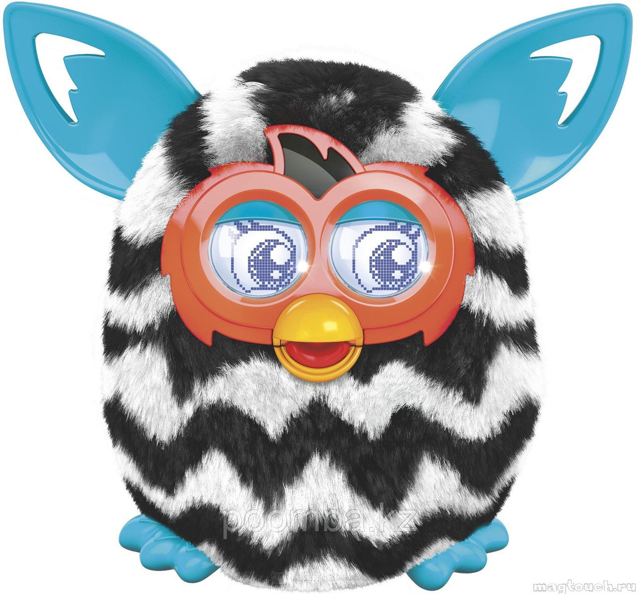 Furby Boom - Ферби Бум Zig Zag Stripes Зигзаг - говорит по русски, интерактивная игрушка от Hasbro.