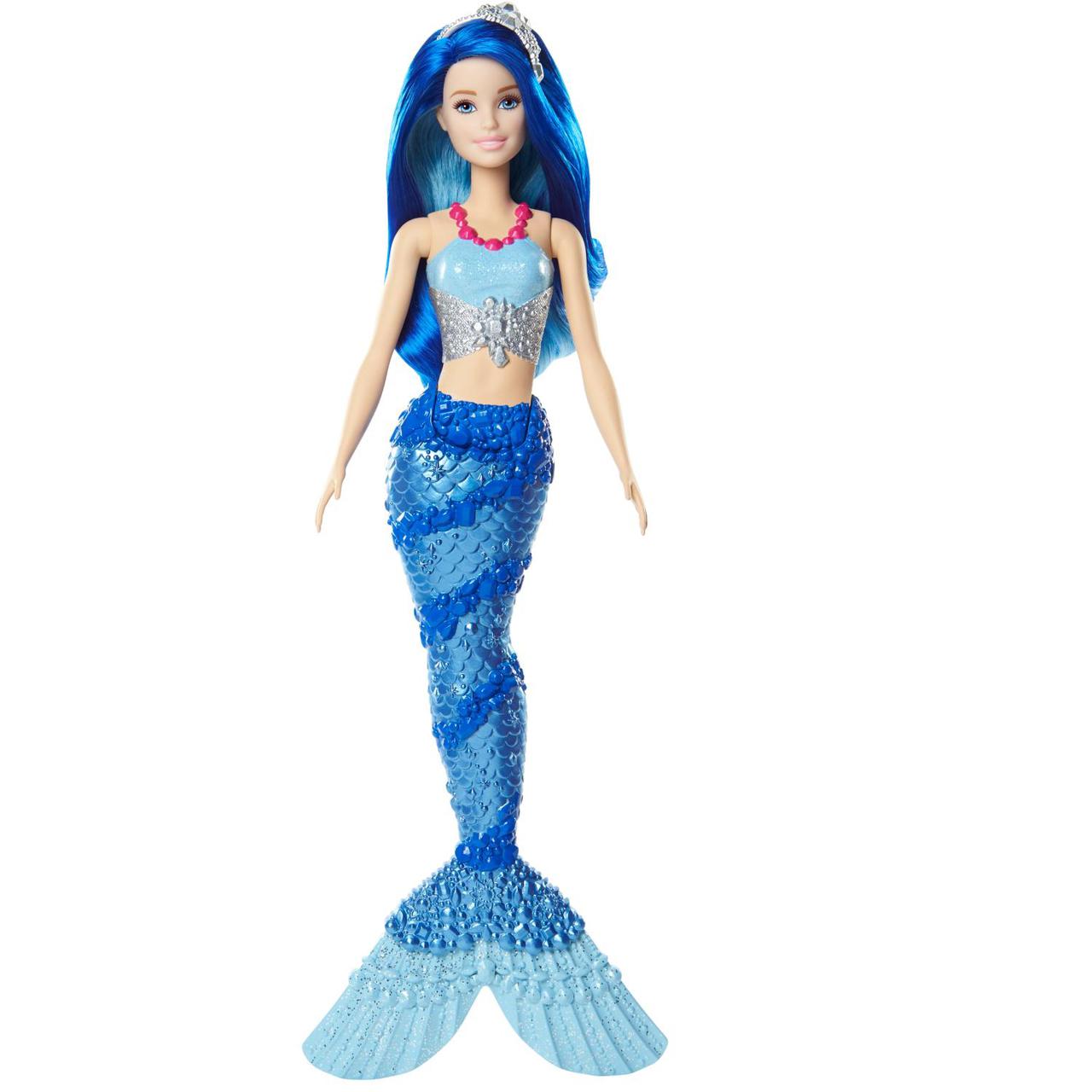 Barbie "Дримтопиа" Кукла Барби Русалка (синие волосы)