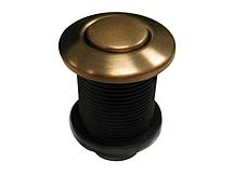 Кнопка пневматическая в цвете "Brushed Bronze"