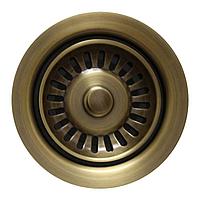 Фланец в мойку в цвете "Antique Brass"