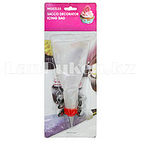 Шприц-пресс кондитерский для крема и печенья с 3 насадками 20 см