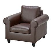 Кресло ФИКСХУЛЬТ темно-коричневый ИКЕА, IKEA  