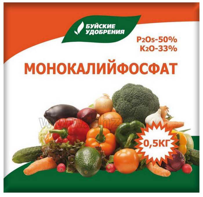 Удобрение монокалийфосфат 0,5 кг