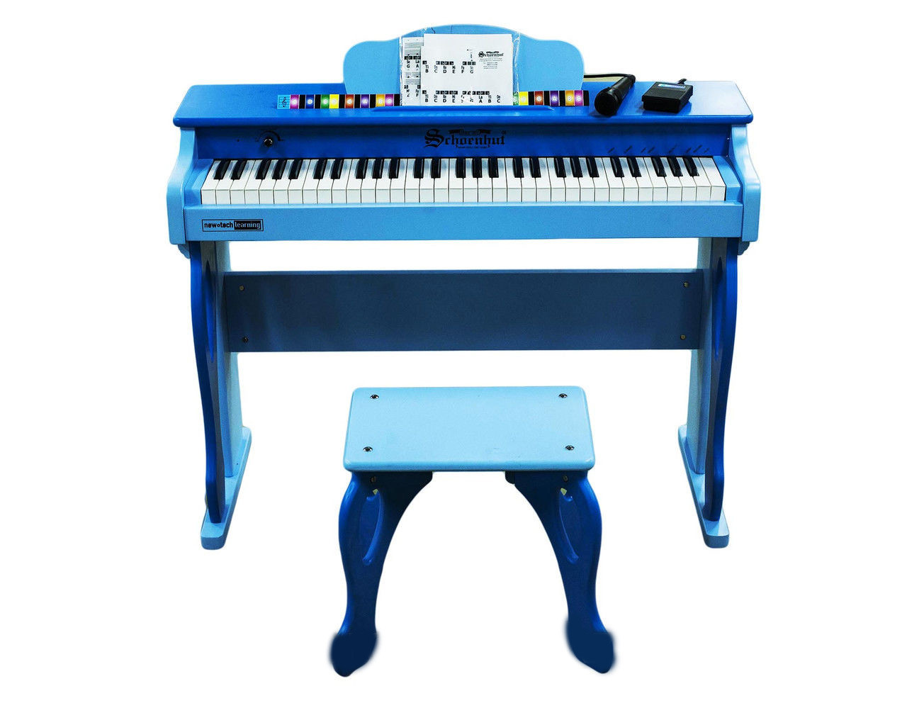 Детское электронное пианино (синтезатор) "Schoenhut", со стулом