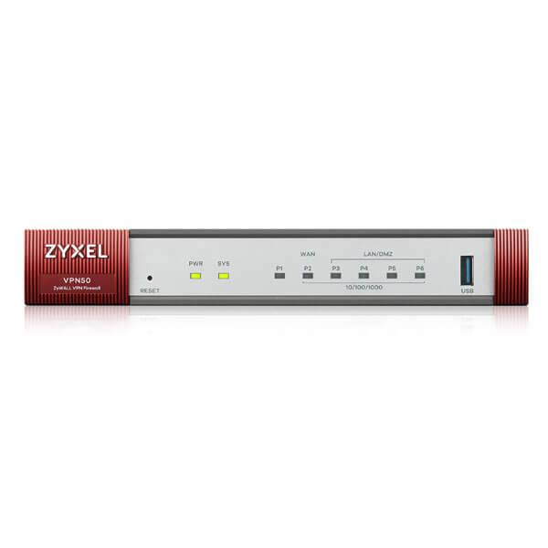 Zyxel VPN50 Межсетевой экран 2xWAN GE (RJ-45 и SFP), 4xLAN/DMZ GE, USB3.0 - фото 3 - id-p50538990
