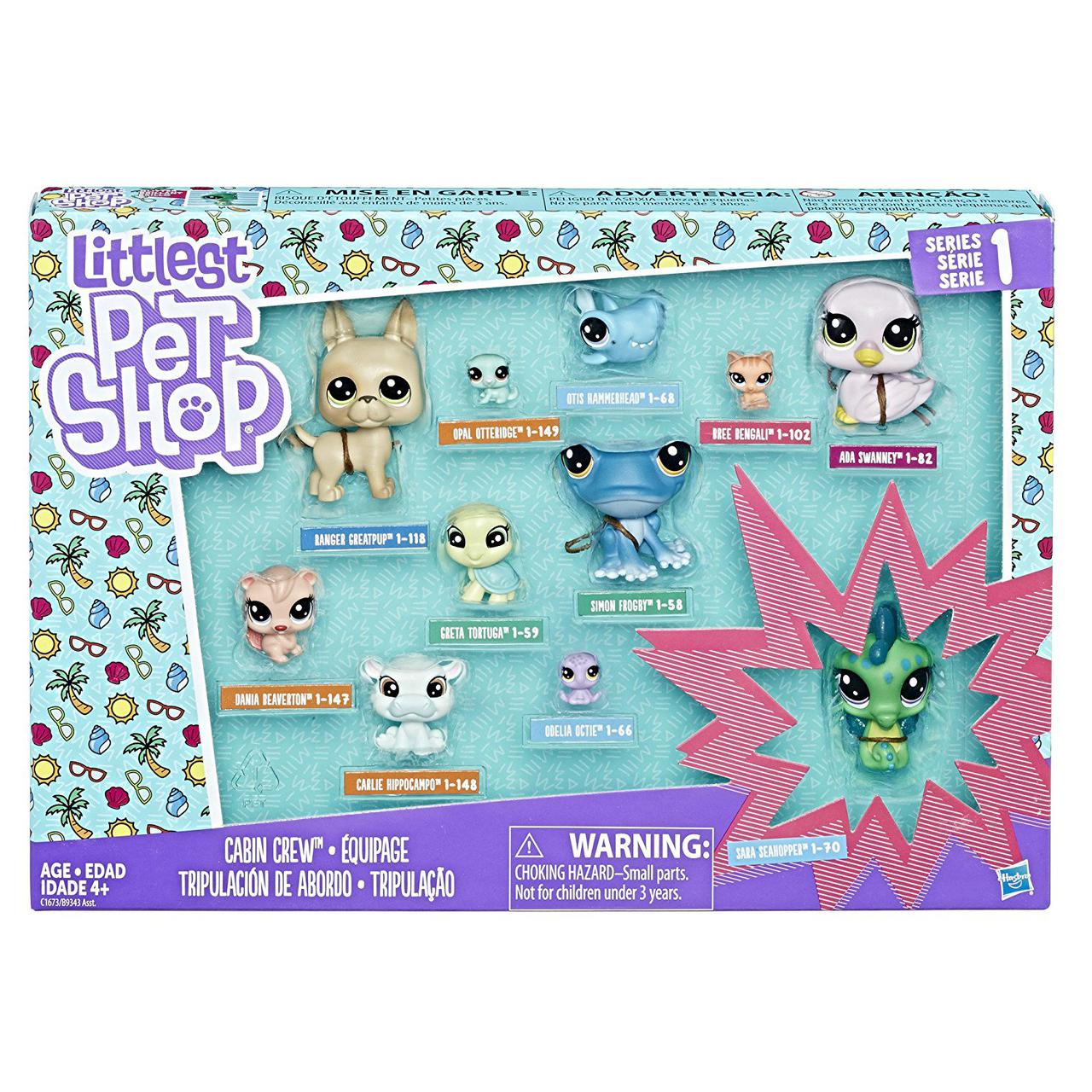 Hasbro Littlest Pet Shop Набор из 11 коллекционных фигурок "Литл Пет Шоп" (1 серия)