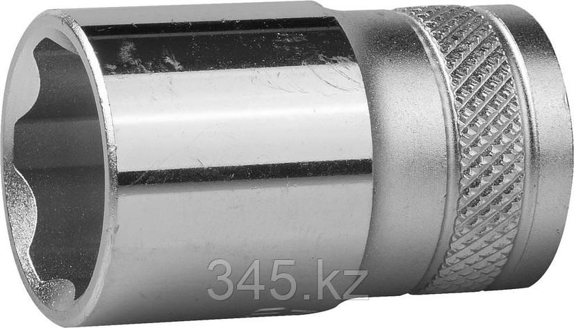 Торцовая головка KRAFTOOL "INDUSTRIE QUALITAT", Cr-V, SUPER-LOCK, хромосатинированная, 1/2", 17 мм , фото 2