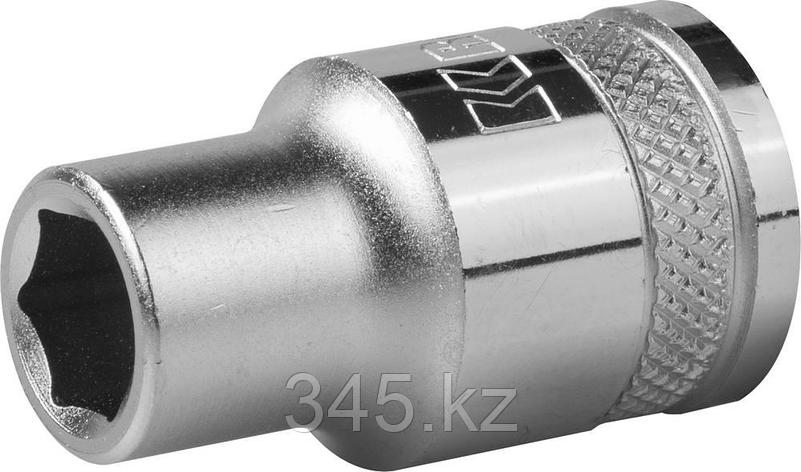 Торцовая головка KRAFTOOL "INDUSTRIE QUALITAT", Cr-V, FLANK, хромосатинированная, 1/2", 11 мм , фото 2