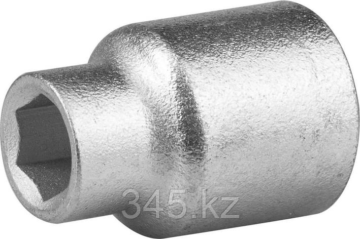 Головка торцовая НИЗ (1/2"), 40Х, шестигранная, оцинкованная, 8мм , фото 2