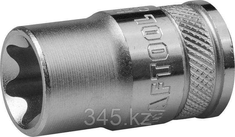 Торцовая головка KRAFTOOL "INDUSTRIE QUALITAT", Cr-V, внешний TORX, хромосатинированная, 1/2", Е 16 , фото 2