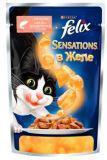 Felix Sensations с лососем и треской в желе Влажный корм для кошек 85 г