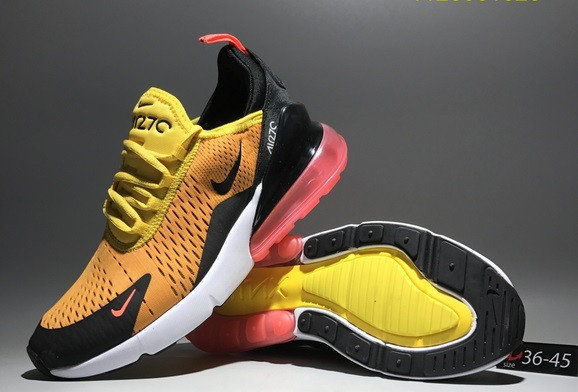 270 nike yellow sale